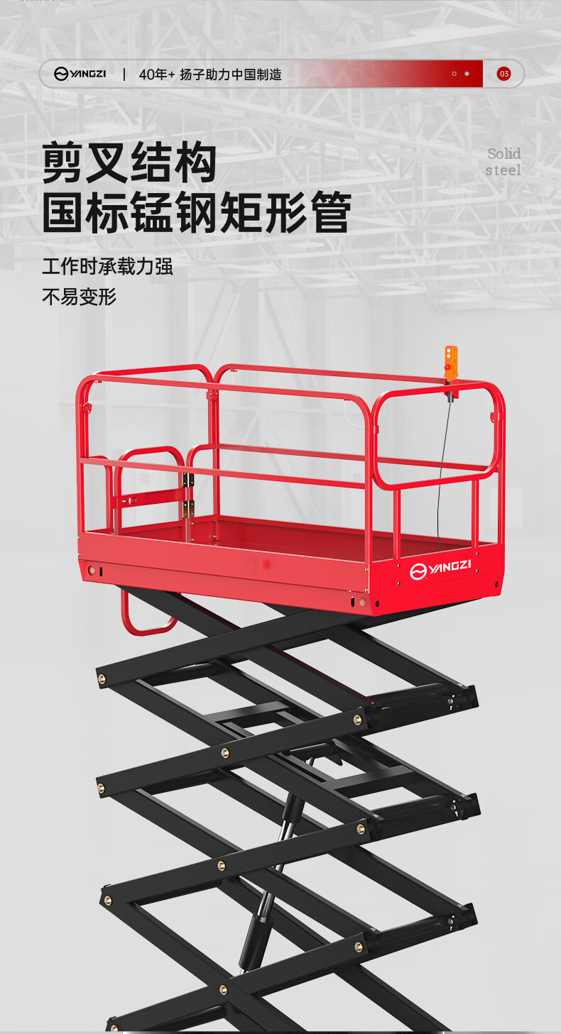 揚子升降機插線款ELP05-11B升高11米載重500KG(圖6)